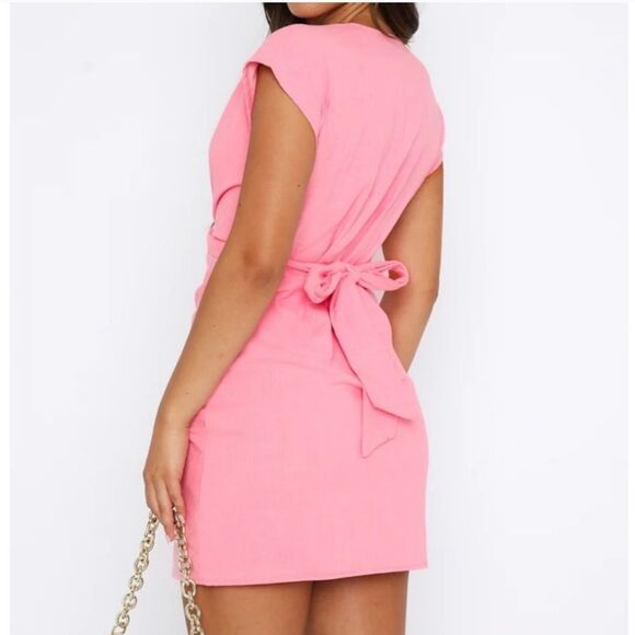 New White Fox Make it Shine Pink Mini Dress Size XL - Picture 2 of 10